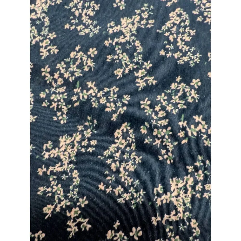 Lee Chino Shorts Med Regular Fit Blue Mid-Rise Ditzy Floral Women's Size 16